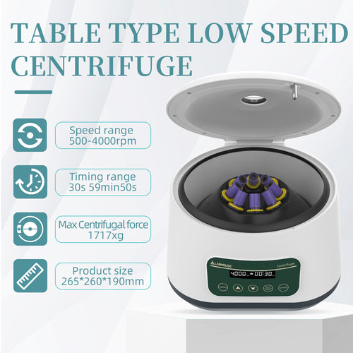 LC-400 RP PRF Centrifuge Machine, 500-4000rpm, 1717×g, Plasma