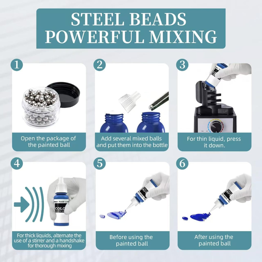 MVM Hands-Free Vortex Paint Shaker Mixer, 2400RPM