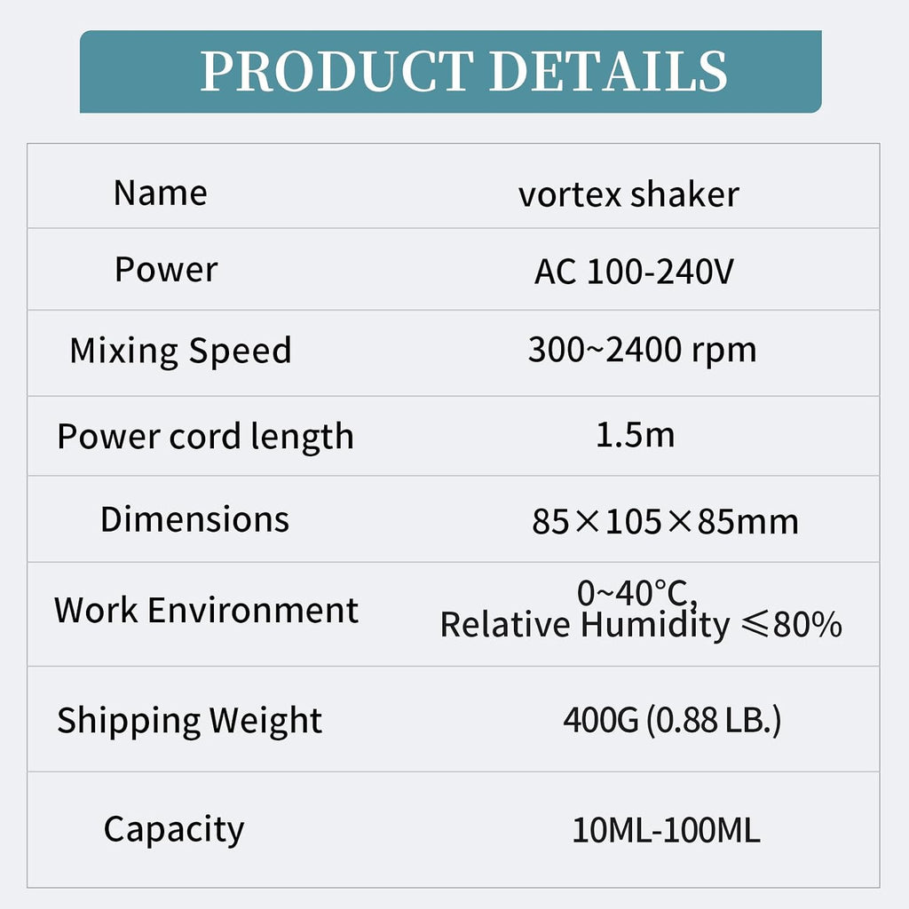 MVM Hands-Free Vortex Paint Shaker Mixer, 2400RPM