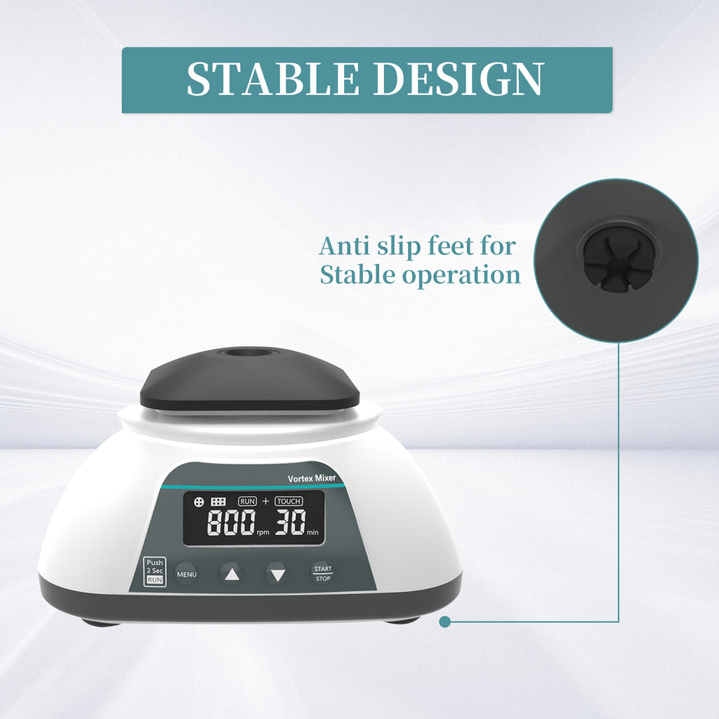 VM-500PRO Digital Multifunction Vortex Mixer, 3000RPM, 2 Run Modes